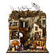 Neighborhood with fountain, Nativity and characters of 8 cm for Neapolitan Nativity Scene 60x50x40 cm s1