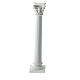 Colonna liscia in gesso colorabile presepe napoletano 10 cm s3
