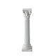 Colonna scanalata 18 cm gesso colorabile presepe napoletano s3