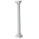 Corinthian channeled column of 25 cm, paintable plaster, for Neapolitan Nativity Scene s2