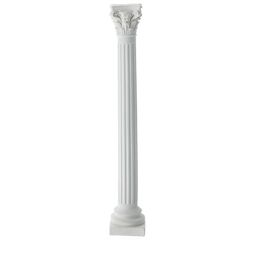 Columna rayada belén napolitano yeso de pintar 25 cm 1