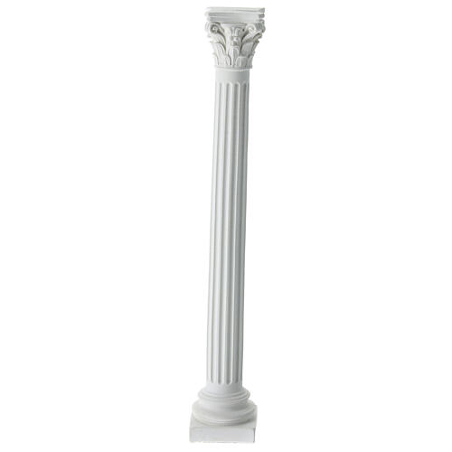 Columna rayada belén napolitano yeso de pintar 25 cm 3