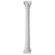 Smooth column of 30 cm for Neapolitan Nativity Scene, paintable plaster s3