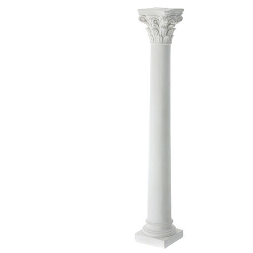 Neapolitan nativity smooth column 30 cm plaster to color 2