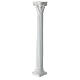 Channeled column of 30 cm for Neapolitan Nativity Scene, paintable plaster s2