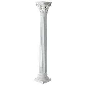 Columna rayada 30 cm yeso de pintar belén napolitano