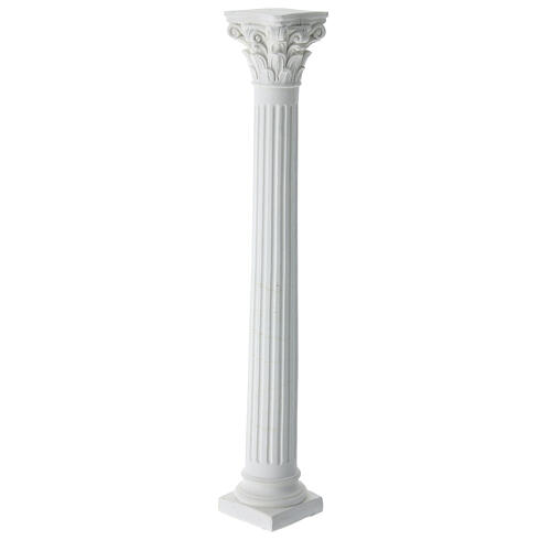 Columna rayada 30 cm yeso de pintar belén napolitano 2