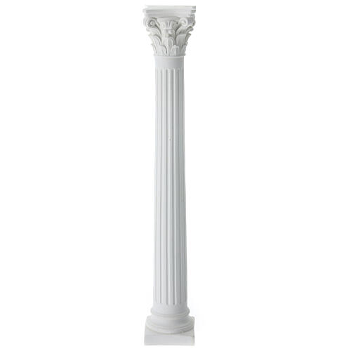 Columna rayada 30 cm yeso de pintar belén napolitano 3
