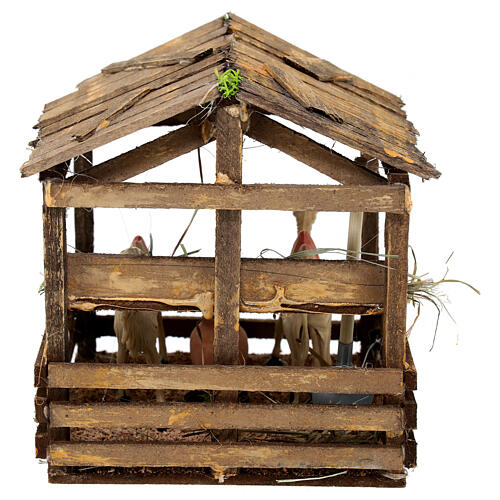 Zagroda z wielbłądami do szopki neapolitańskiej, 8-10 cm, 15x15x15 cm 5