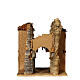 Zabudowa z ruchomą suszarnią, model do szopki neapolitańskiej 8-10 cm, 40x35x25 cm s6