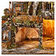 Presepe napoletano con cascata Settecento 65x40x40 cm figure 8-10 cm s6