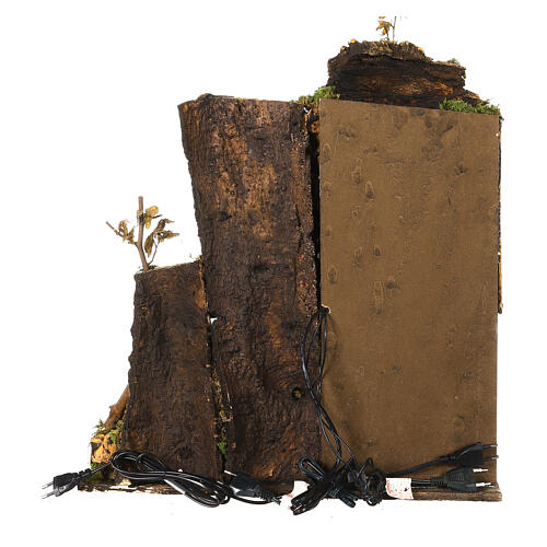 Szopka neapolitańska w stylu XVIII wieku – 60×50×40 cm, 2 ruchome figurki 8–10 cm 7