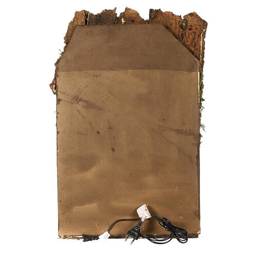 Pejzaż do szopki neapolitańskiej z wieżą i fontanną, figury  8–10 cm, 60 x 50 x 50 cm 9