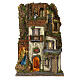 Pejzaż do szopki neapolitańskiej z wieżą i fontanną, figury  8–10 cm, 60 x 50 x 50 cm s1