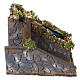 Szenerie mit Wasserfall, Krippenzubehör, neapolitanischer Stil, für 8 cm Krippe, 25x15x25 cm s5