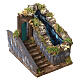 Cascata con scale presepe napoletano 8 cm 25x15x25 cm s4