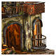Dorf Krippe 10-12 cm Neapolitanischer Stil 18. Jahrhundert Ofen Balkon, 80x50x40 cm s5