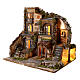 Bairro com cúpula em ruínas 60x65x50 cm para presépio napolitano séc. XVIII s3