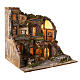 Bairro com cúpula em ruínas 60x65x50 cm para presépio napolitano séc. XVIII s5