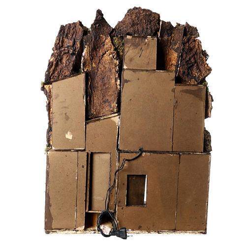 Osada styl XVIII, 10 cm, neapolitańska szopka, 70x50x40 cm 6