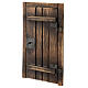 Porta de madeira 10x5 cm presépio napolitano de 8 cm s3
