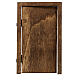 Porta de madeira 10x5 cm presépio napolitano de 8 cm s5