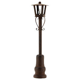 Luz de rua h 15 cm para presépio napolitano de 10 cm