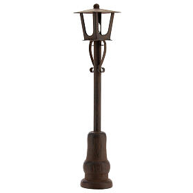 Luz de rua h 15 cm para presépio napolitano de 10 cm