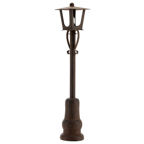 Neapolitan nativity lamppost figurine 10 cm h 15 cm 2