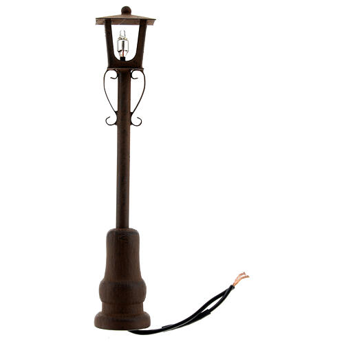 Neapolitan nativity lamppost figurine 10 cm h 15 cm 4