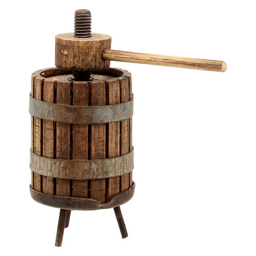 Neapolitan nativity scene wooden press 8 cm 5x5x2 cm 2