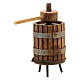 Neapolitan nativity scene wooden press 8 cm 5x5x2 cm s1