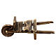 Neapolitan nativity scene wooden wheelbarrow 10 cm 15x5x5 cm s1