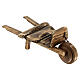 Neapolitan nativity scene wooden wheelbarrow 10 cm 15x5x5 cm s3