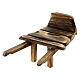 Neapolitan nativity scene wooden wheelbarrow 10 cm 15x5x5 cm s5