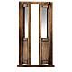 Puerta balcón madera belén napolitano 10 cm 15x5 cm s2