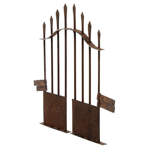 Brama z włóczniami, szopka neapolitańska 6-8 cm, 10x5 cm 5