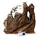 Grotta Natività Presepe Napoletano 8-10 cm luci scale 35x35x30 cm s4