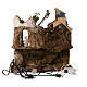 Borgo Presepe Napoletano 8 cm luci torrente scale 40x40x30 cm s4