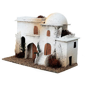Krippenszenerie, Haus im arabischen Stil, für 4 cm Krippe, 20x25x10 cm