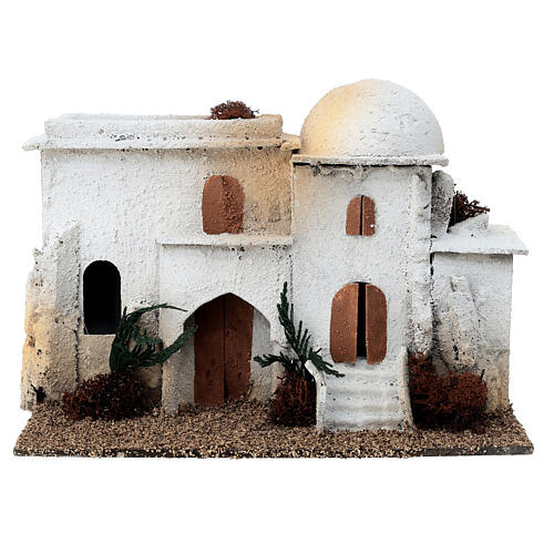 Krippenszenerie, Haus im arabischen Stil, für 4 cm Krippe, 20x25x10 cm 1