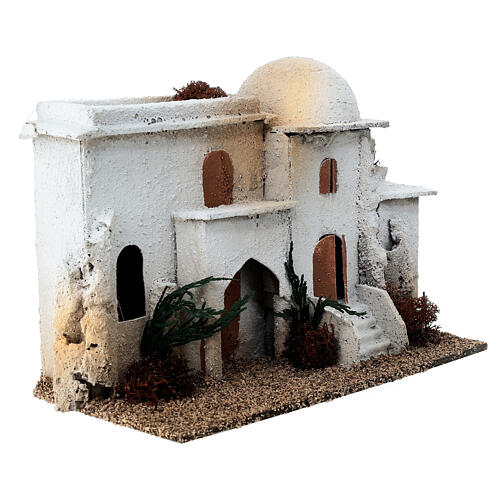 Krippenszenerie, Haus im arabischen Stil, für 4 cm Krippe, 20x25x10 cm 3