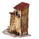 Haus im rustikalen Stil, Krippenzubehör, Resin, für 10-12 cm Krippe, 15x15x10 cm s2