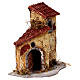 Resin house for 10-12 cm Nativity Scene, 15x15x10 cm s3