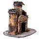 Resin house for 10-12 cm Nativity Scene, 15x15x10 cm s7