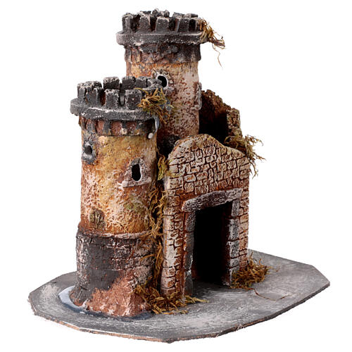 Casa in resina per presepe 10-12 cm 15x15x10 cm  7