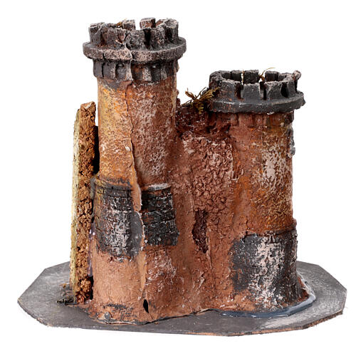 Casa in resina per presepe 10-12 cm 15x15x10 cm  8
