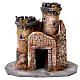 Casa in resina per presepe 10-12 cm 15x15x10 cm  s5