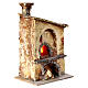 Small resin oven for 8-10 cm Nativity Scene, 15x10x10 cm s3