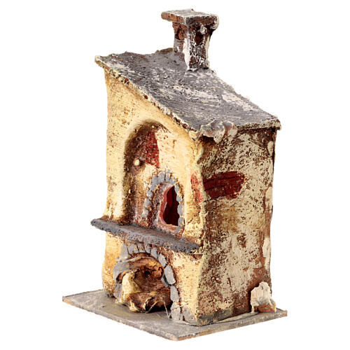 Piccolo forno in resina 8-10 cm presepe 15x10x10 cm 2